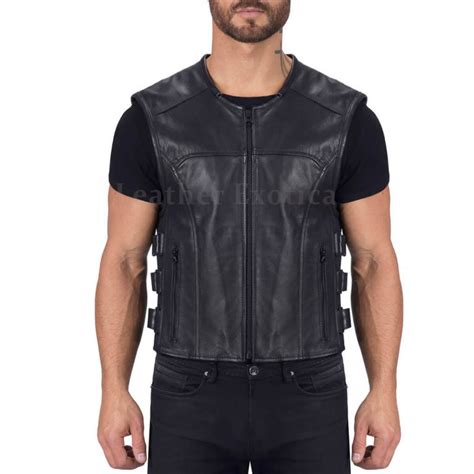 Men Leather Vests Online At Leather Exotica