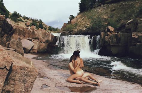 Babes By Waterfalls Pic Of