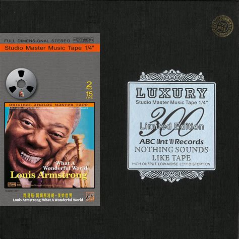 Louis Armstrong What A Wonderful World 14 Studio Master Abc（int L