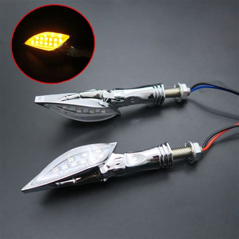 Not least because stock turn signals are often rather clunky and unimaginatively designed. Chrome Skull LED Turn Signal light Indicator Motorcycle ...