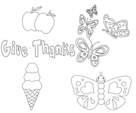 Give Thanks Coloring Pages