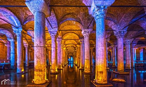 Basilica Cistern In Istanbul Underwater Palace Move Turkey