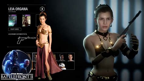 Star Wars Battlefront 2 Slave Leia Outfit Youtube