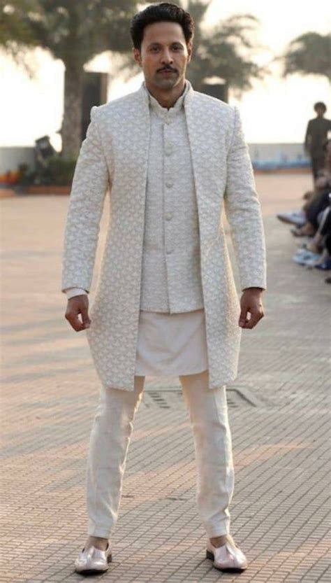Designer Groom Sherwani Nawabi Suit Groomsmen Outfit Indian Pakistani Wedding Jacket Kurta Set