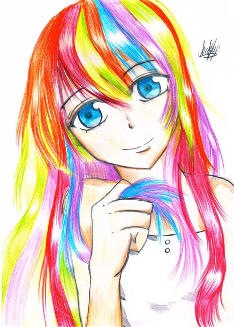 Rainbow Girl By Agentjelly101 On Deviantart