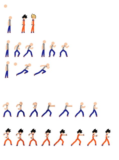 Stickman Sprite Sheet Free Png Download Clippy Sprite Sheet Images