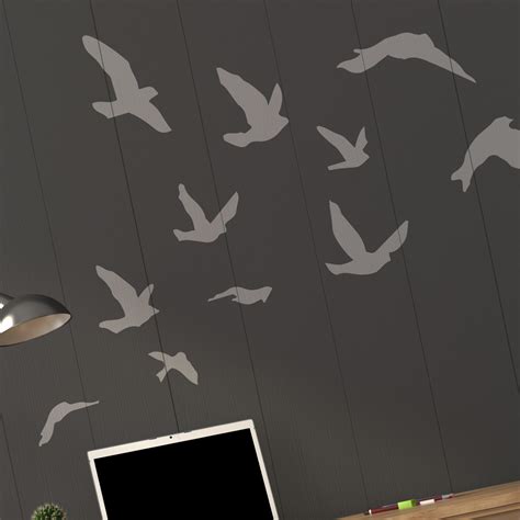 Flying Birds Wall Vinyl Decal Sticker Londondecal