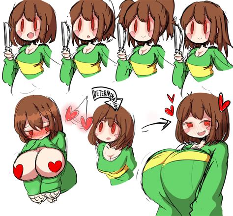 Rule 34 2d Alternate Hairstyle Bad Censor Big Breasts Blush Breast Expansion Brown Hair Chara
