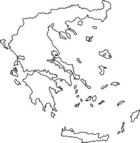 An Ancient Greek Map Coloring Page