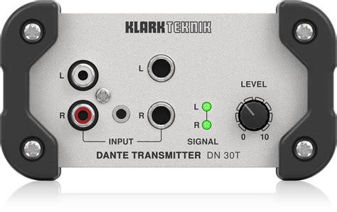 Klark Teknik Dn T Channel Dante Audio Transmitter For High Performance Networking