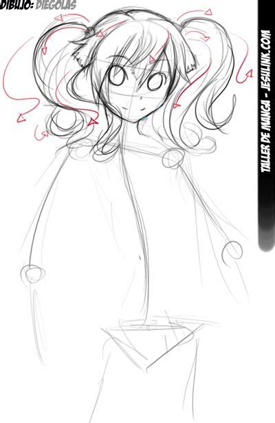 Taller De Manga Cómo Dibujar Una Chica Manga Body Drawing Drawing
