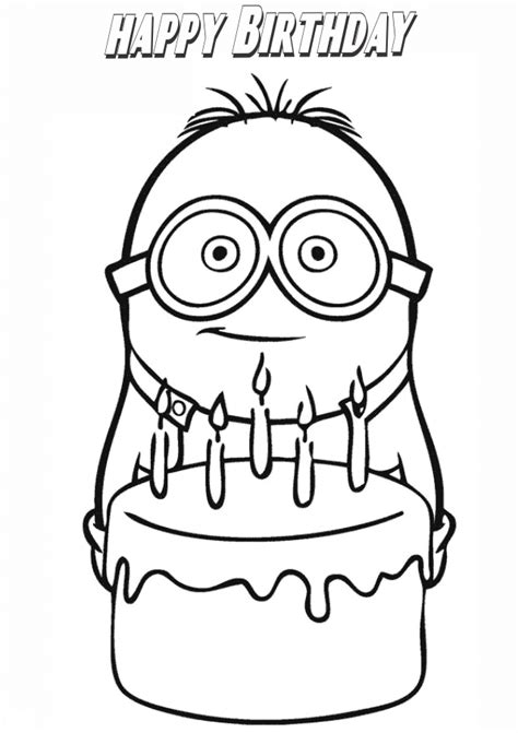You just have to prepare some happy birthday coloring pages and distribute them to your kids. 25 Free Printable Happy Birthday Coloring Pages
