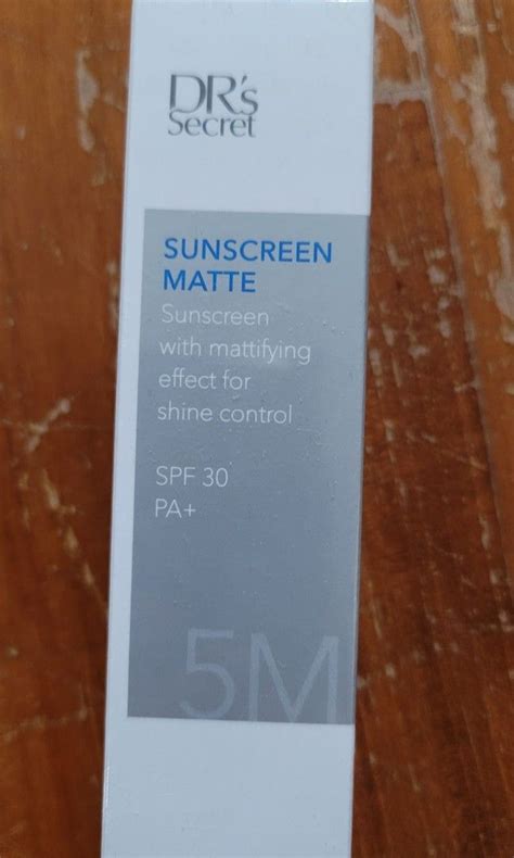 Dr Secret Sunscreen Matt Beauty And Personal Care Face Face Care On