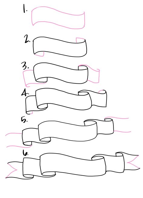 Ribbon Drawing Ideas At Explore Collection Of