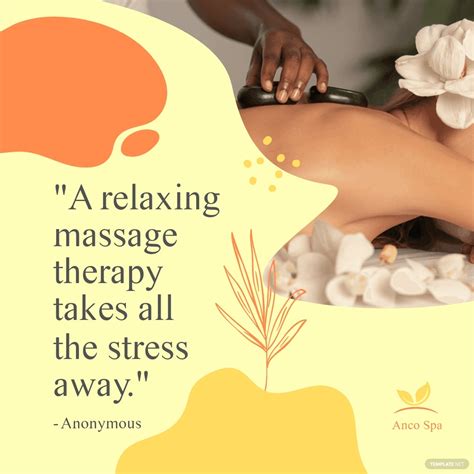 Free Massage Therapy Quote Post Instagram Facebook Download In Png 