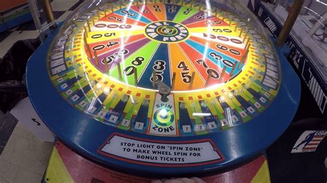 Wheel Of Fortune Ticket Arcade Game 10 Tries At It Including A
