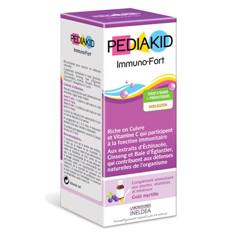 Pediakid Immuno Fort 250ml Parapharmacie Pharmarket