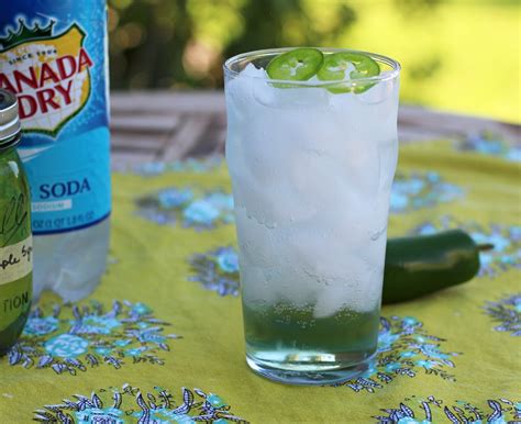 Homemade Fizzy Jalapeno Soda With Jalapeno Simple Syrup