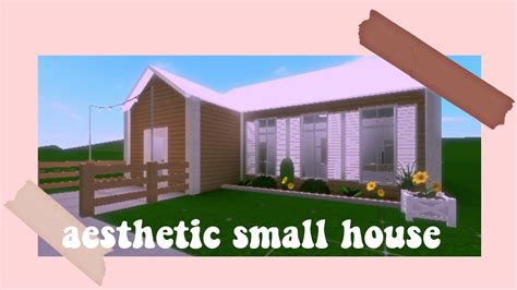 Aesthetic One Story House No Gamepass Speedbuildhannah And Hero Youtube