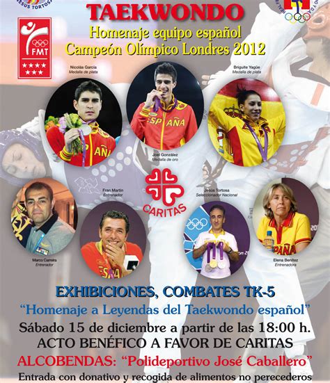 Instituto de taekwondo olimpico de méxico. Homenaje benéfico al Taekwondo Olímpico en Alcobendas