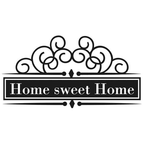 Home Sweet Home 4 Wall Sticker Wall