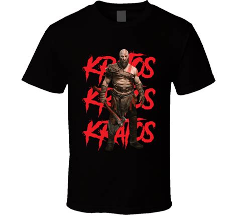 God Of War Video Game Kratos T Shirt