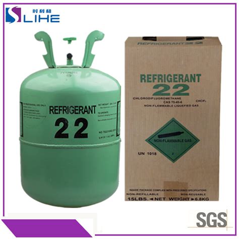 100 Purity Long Cool Refrigerant R22 Gas For Automobile Air Con Gas