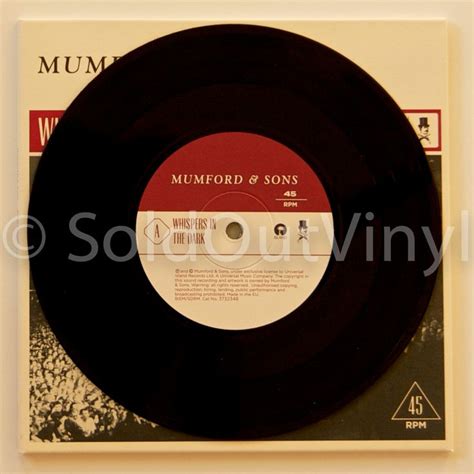 Mumford And Sons Whispers In The Dark Vinyl 7 Inch — Soldoutvinyl