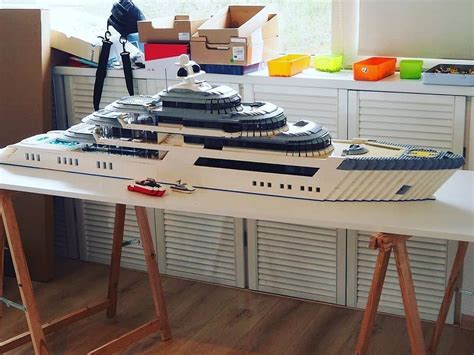 Lego Boat Yacht Life Yacht Design Lego Technic Speed Boats