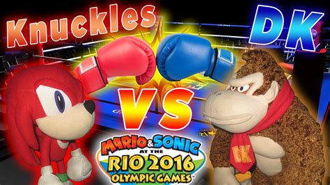 Abm Donkey Kong Vs Knuckles Boxing Mario And Sonic Rio Olympic Games