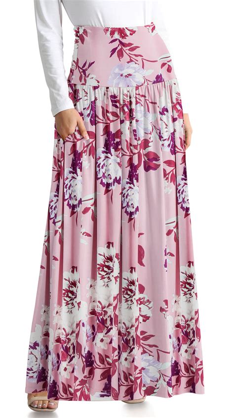 Simlu Simlu Womens Long Maxi Skirt With Pockets Reg And Plus Size Walmart Com Walmart Com