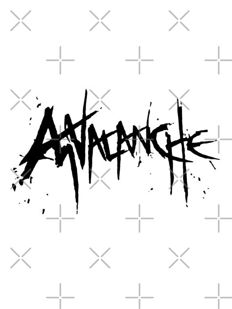 Final Fantasy® Vii Remake Avalanche Logo Black Art Print By