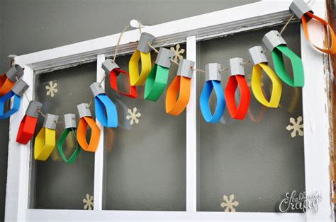 Paper Christmas Lights Are A Too Cute Diy All Created