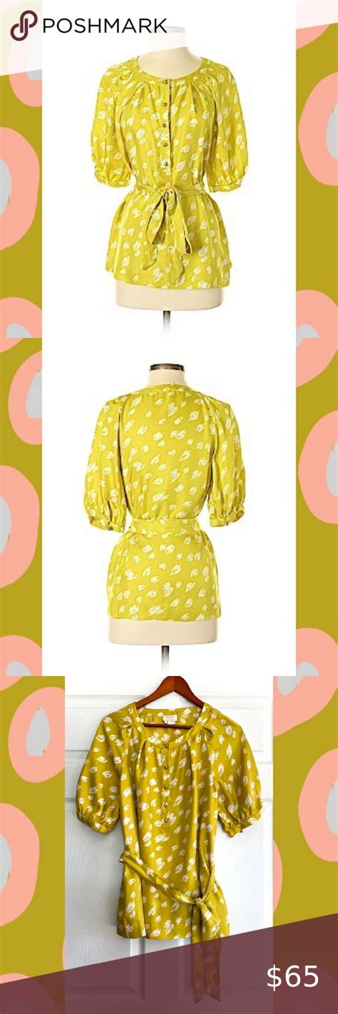 kate spade silk top ♠️ women s size medium women floral blouse combo dress silk top