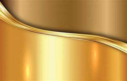 Gradient Gold Background Metal Golden Vector Plate