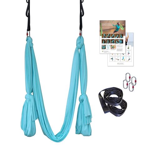 Aerial Yoga Hammock Equipment Comes With Color Pose Guide Weightlossaccessories Aerial Yoga