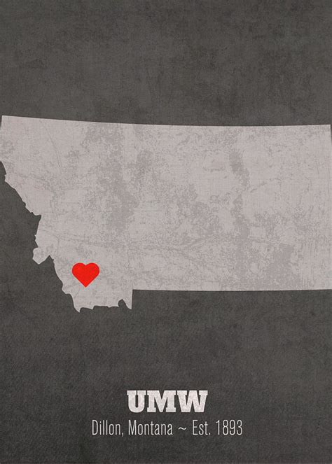 The University Of Montana Western Dillon Montana Founded Date Heart Map