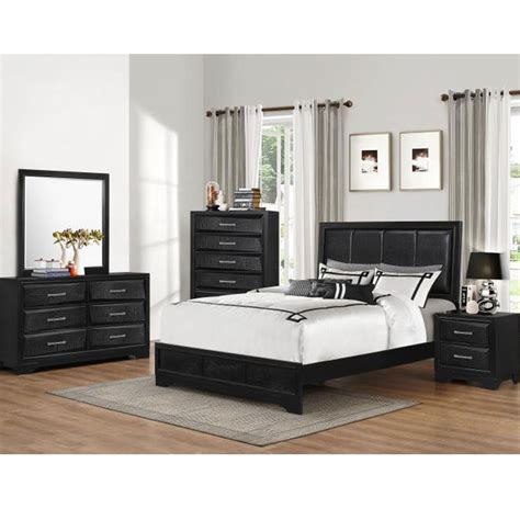 Merax 6 pieces bedroom furniture set, bedroom set with king size platform bed, two nightstands, dresser, chest and mirror, rich brown color. 7 PIECE QUEEN SIZE BEDROOM SET • Furniture & Mattress ...