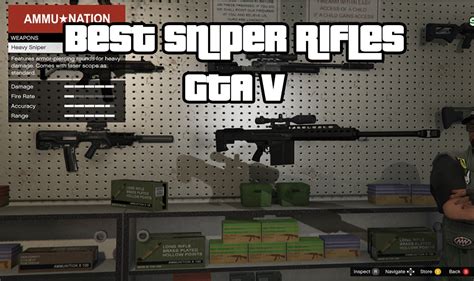 The Top Gta V Best Sniper Rifle Weapons For Online Newb Gaming