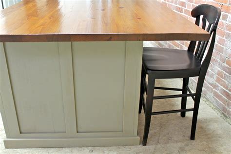 Custom Kitchen Island From Reclaimed Wood By