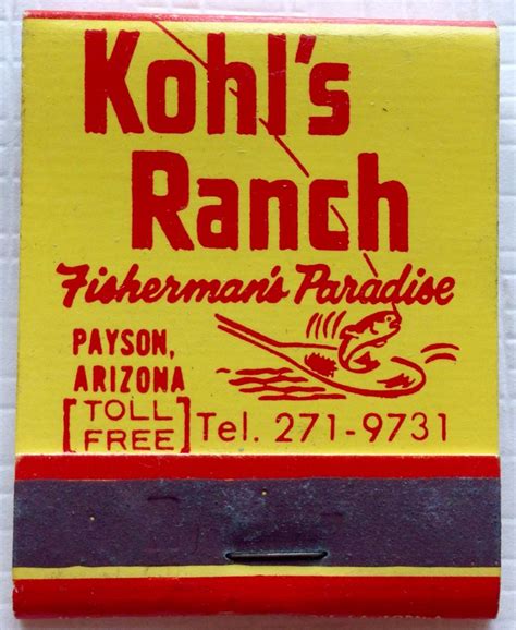 Find 526 traveler reviews, 260 candid photos, and prices for spa resorts in payson, az. Kohl's Ranch, Payson AZ #matchbook #frontstriker - To ...