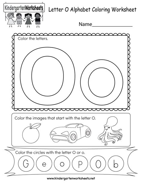 20 Letter O Worksheets Kindergarten Coo Worksheets