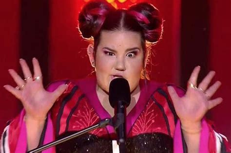 Eurovision 2018 Winner For Israel Netta Barzilai Branded Cow By Pm