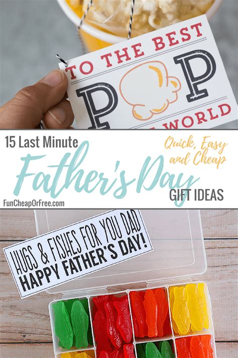 Best gifts for father's day 2021. Father's Day Ideas- Cheap & Easy for the Last Minute - Fun ...