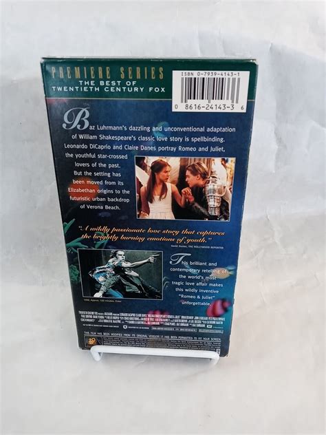 William Shakespeares Romeo Juliet VHS 1997 Leonardo DiCaprio