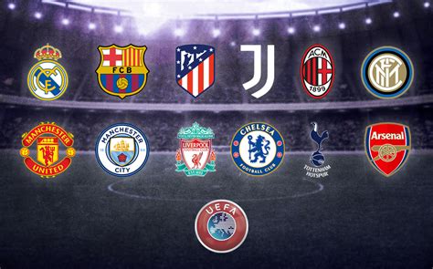 ¡anuncian Superliga Europea 12 Grandes Clubes Retan A La Uefa