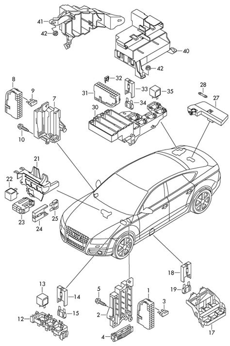 2010, 2011, 2012 engine compartment fuse ampere rating a circuit 1 ptc htr no.3 30 ptc heater 2 def 30 rear window defogger … Audi Q7 Fuse Box Location | Wiring Library