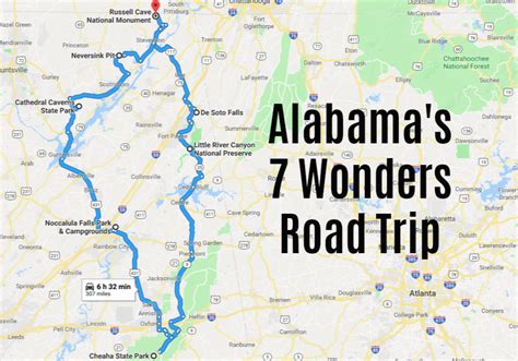 The 7 Natural Wonders Of Alabama Road Trip Scenic Road Trip Road