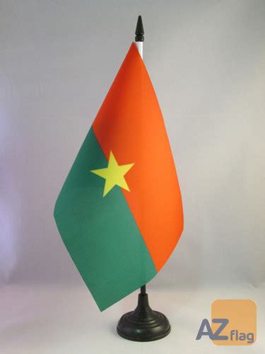 Achat Drapeau Burkina Faso 21x14 Cm Hampe Et Socle Plastique Acheter