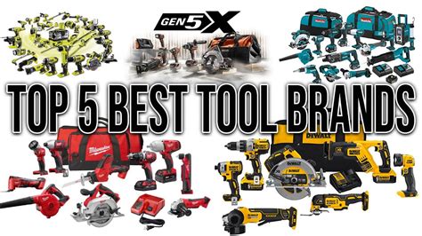 Top 5 Power Tool Brands In The World Best Of The Best Youtube